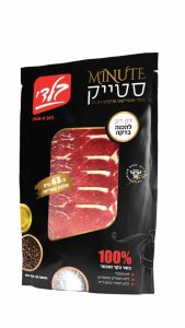 מוצר מינוט סטייק בלדי באריזה סגורה 